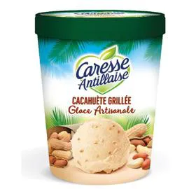 CARESSE ANTILLAISE Glace à la Cacahuète 460ml