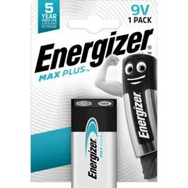ENERGIZER Pile alcaline Max Plus 9V l'unité