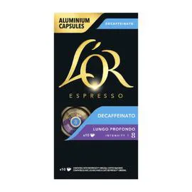 L'OR, ESPRESSO Café capsule decaffeinato compatible machine Nespresso ESPRESSO x10