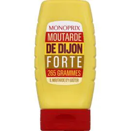 MONOPRIX Moutarde de dijon forte squeezer 265g