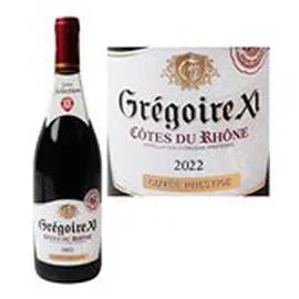 MARQUE REPÈRE, GRÉGOIRE XI AOC Côtes du Rhône vin rouge 75cl