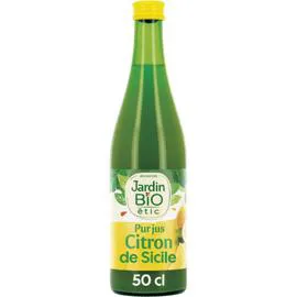 LÉA NATURE, JARDIN BIO ÉTIC Jus de citron Bio 50cl