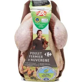 FILIÈRE QUALITÉ CARREFOUR Poulet blanc d'Auvergne Label Rouge 1,4kg