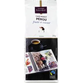 MONOPRIX GOURMET Café moulu du Pérou, fruité et intense 250g