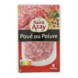 MARQUE REPÈRE, SAINT-AZAY Pavé au poivre Saint Azay 8 tranches 150g