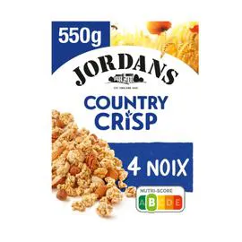 JORDANS Céréales complètes & 4 noix Country Crisp 550g