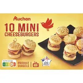 AUCHAN Mini cheeseburger 155g