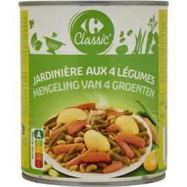 CARREFOUR CLASSIC' Jardinière 4 légumes 510g