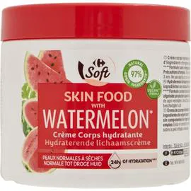 CARREFOUR SOFT Crème corps hydratante pastèque 400ml
