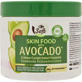 CARREFOUR SOFT Crème corps nourrissante avocat 400ml