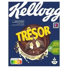 KELLOGG'S Céréales Trésor cookie et cream 376g
