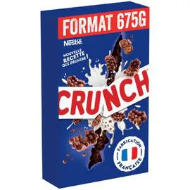 CRUNCH Céréales au chocolat 675g