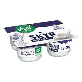 VRAI Skyr Nature Bio 4x100g