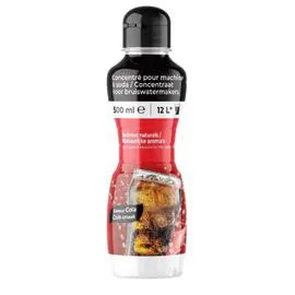 CARREFOUR Concentré  pour machine à soda Cola 500 mL l'unité