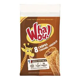 WHAOU! Crêpes fourrées au caramel et chocolat 256g