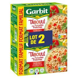 GARBIT Taboulé tomates fraiches 2x730g