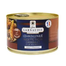 JEAN LARNAUDIE Cassoulet à la volaille 420g