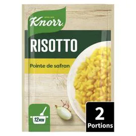 KNORR Risotto Pointe De Safran Plat Cuisiné En 12min 175g