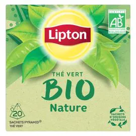 LIPTON Thé Vert Bio Nature x20