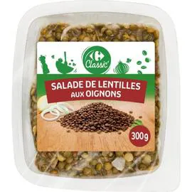 CARREFOUR CLASSIC' Salade lentilles aux oignons 300g