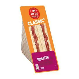 CARREFOUR BON APPÉTIT Sandwich Classic' rosette 125g