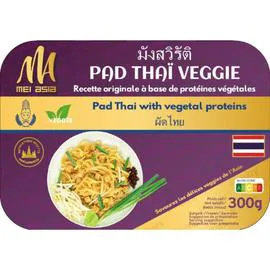 MEI ASIA Plat Cuisiné Nouilles Pad Thaï Veggie 300g