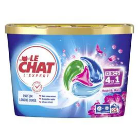 LE CHAT Capsules Lessive Rose du Matin x25
