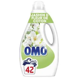 OMO Lessive Liquide Jasmin & Fleur de Coton 1,764l