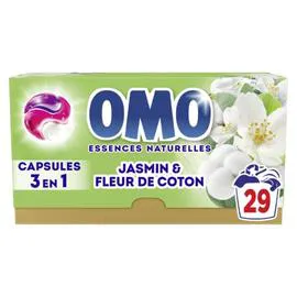 OMO Capsule Liquide Jasmin & Fleur de Coton x29