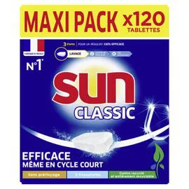 SUN Capsules Lave Vaisselle Classic x120