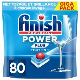 FINISH Tablettes Lave-vaisselle Power Plus x80