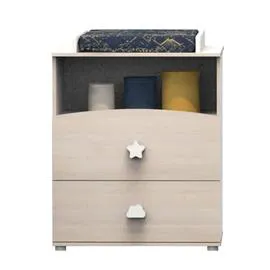 Commode blanc bois 76x97x66 cm (l'unité)