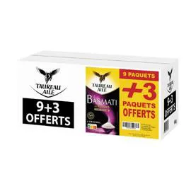 TAUREAU AILÉ Riz  basmati 11x500g