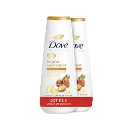 DOVE Crème de Douche Surgras Nourrissant à l'Huile d'Argan 450ml