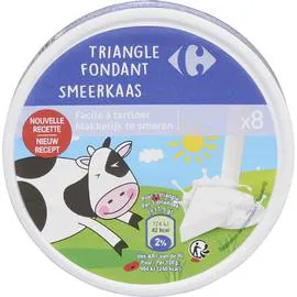 CARREFOUR Fromage triangle fondant 140g