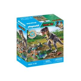 71524 Dinos - Explorateur moto et Tyrannosaure